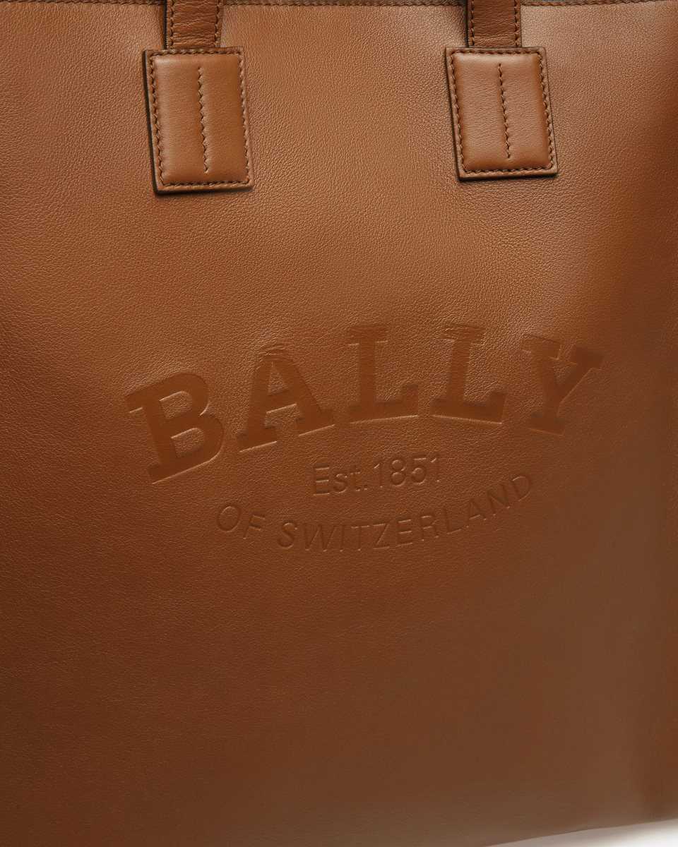 Bally Crystalia Läder Toteväska Dam Bruna | 9370JXHPI