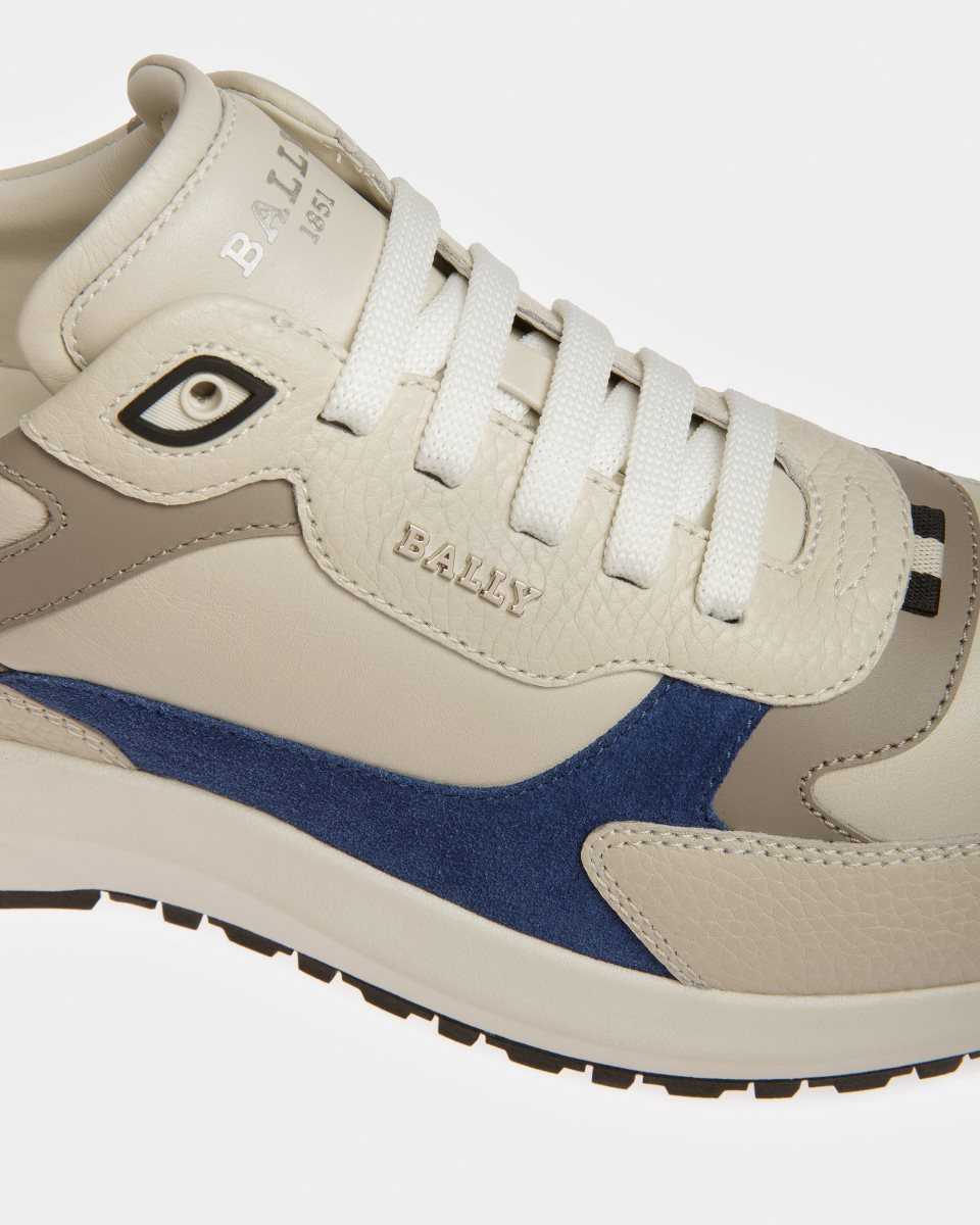 Bally Dave Läder And Fabric Sneakers Herr Olika Färger | 3061JUAWB