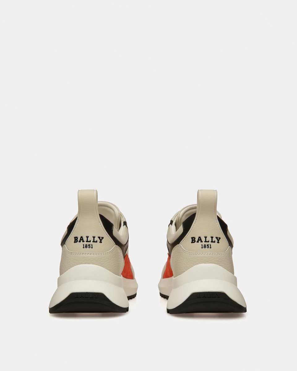 Bally Dave Läder And Fabric Sneakers Herr Olika Färger | 3842LQJWE