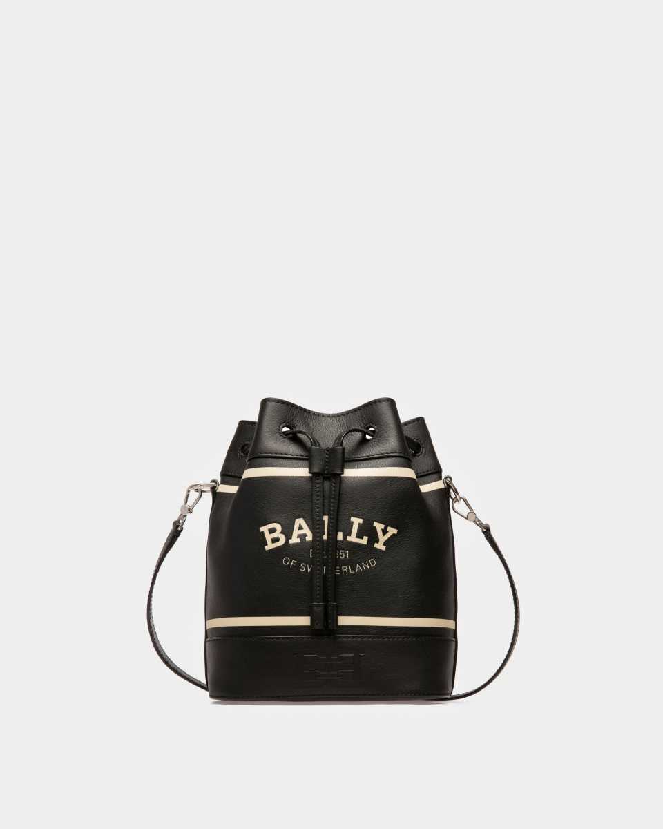 Bally Edoh Läder Messenger Väska Herr Svarta | 5648PIGBR