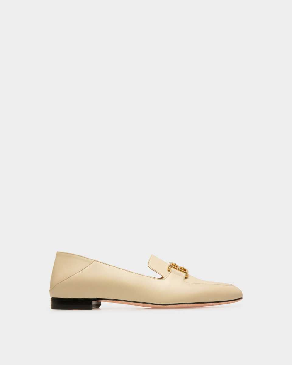 Bally Elis Läder Platta Pumps Mockasiner Dam Svarta | 2836GMVYS