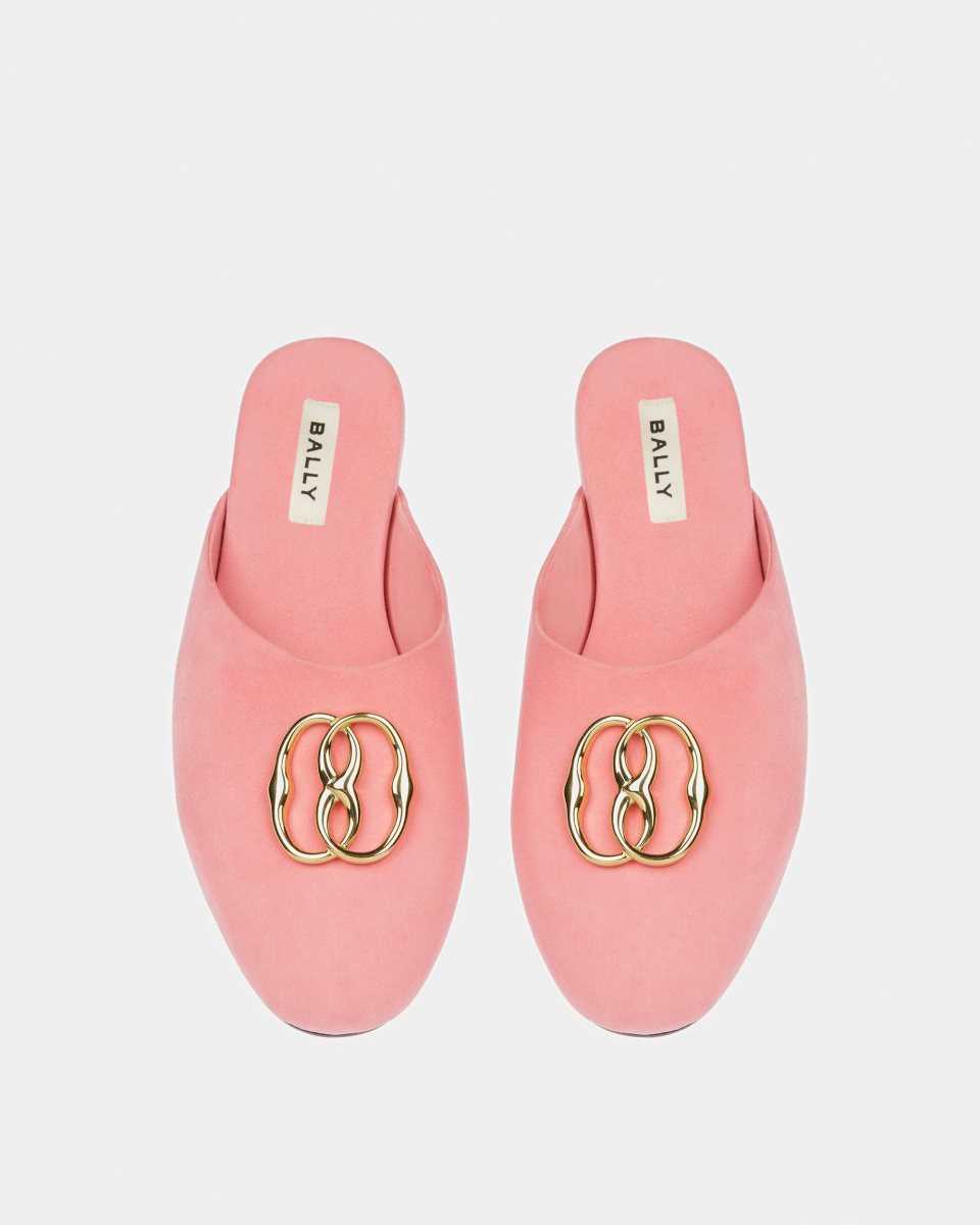 Bally Emblem Tofflor Mockasiner Dam Rosa | 9718AYSLP