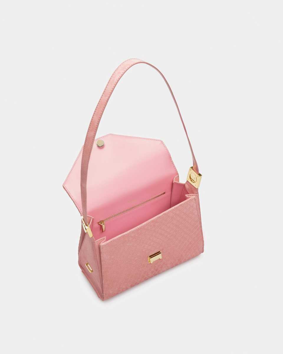 Bally Emblem Top Handväska Dam Rosa | 7853OXTDN