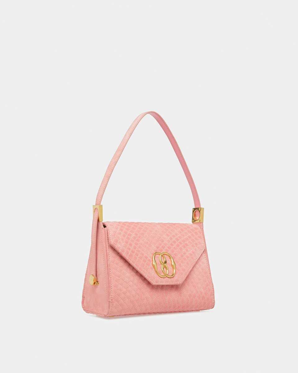 Bally Emblem Top Handväska Dam Rosa | 7853OXTDN