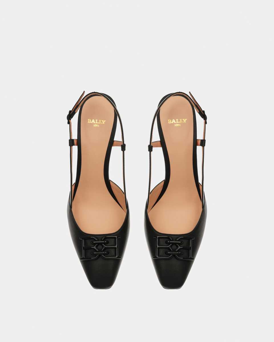 Bally Eva Läder Pumps Dam Svarta | 4671WURNL