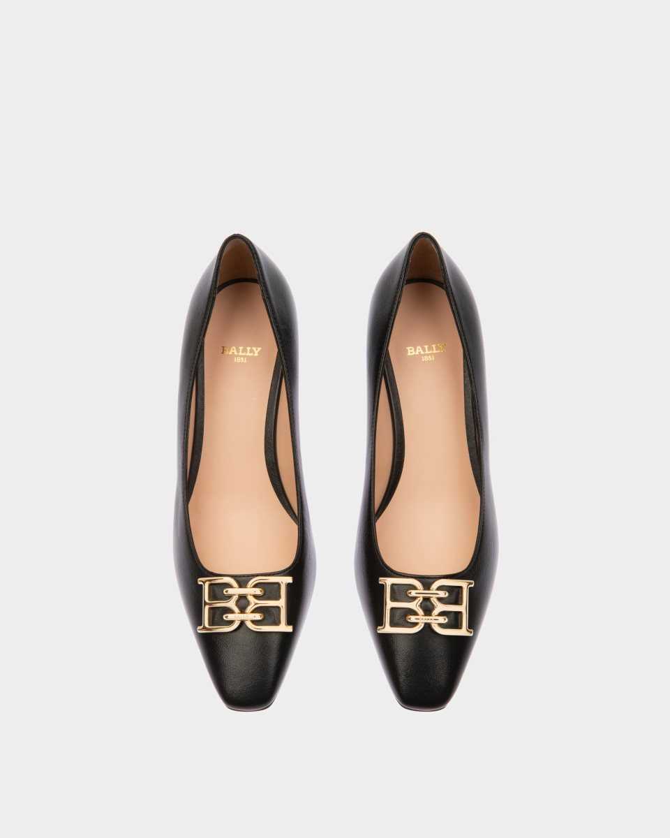 Bally Evanca Läder Pumps Dam Svarta | 7580UAFVS