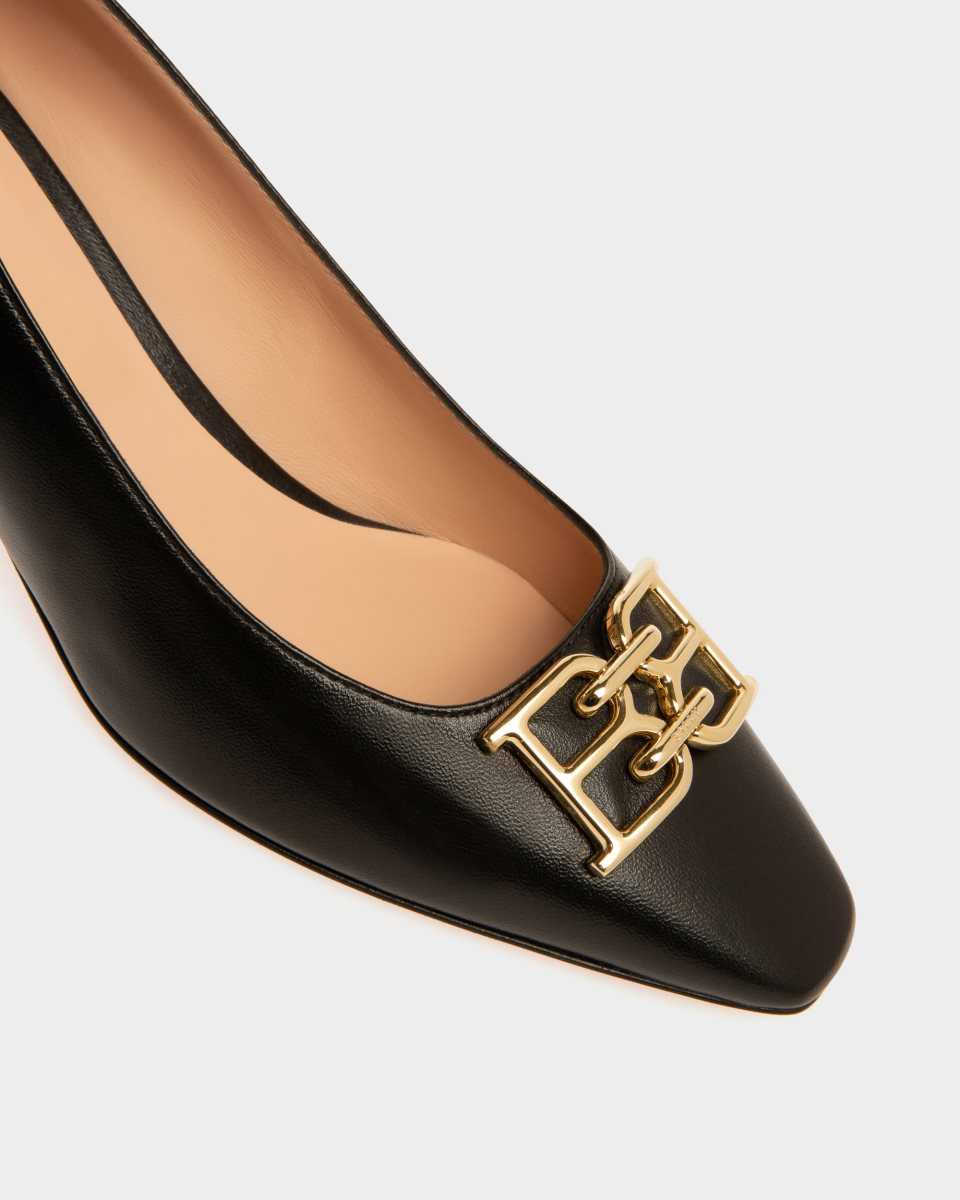 Bally Evanca Läder Pumps Dam Svarta | 7580UAFVS