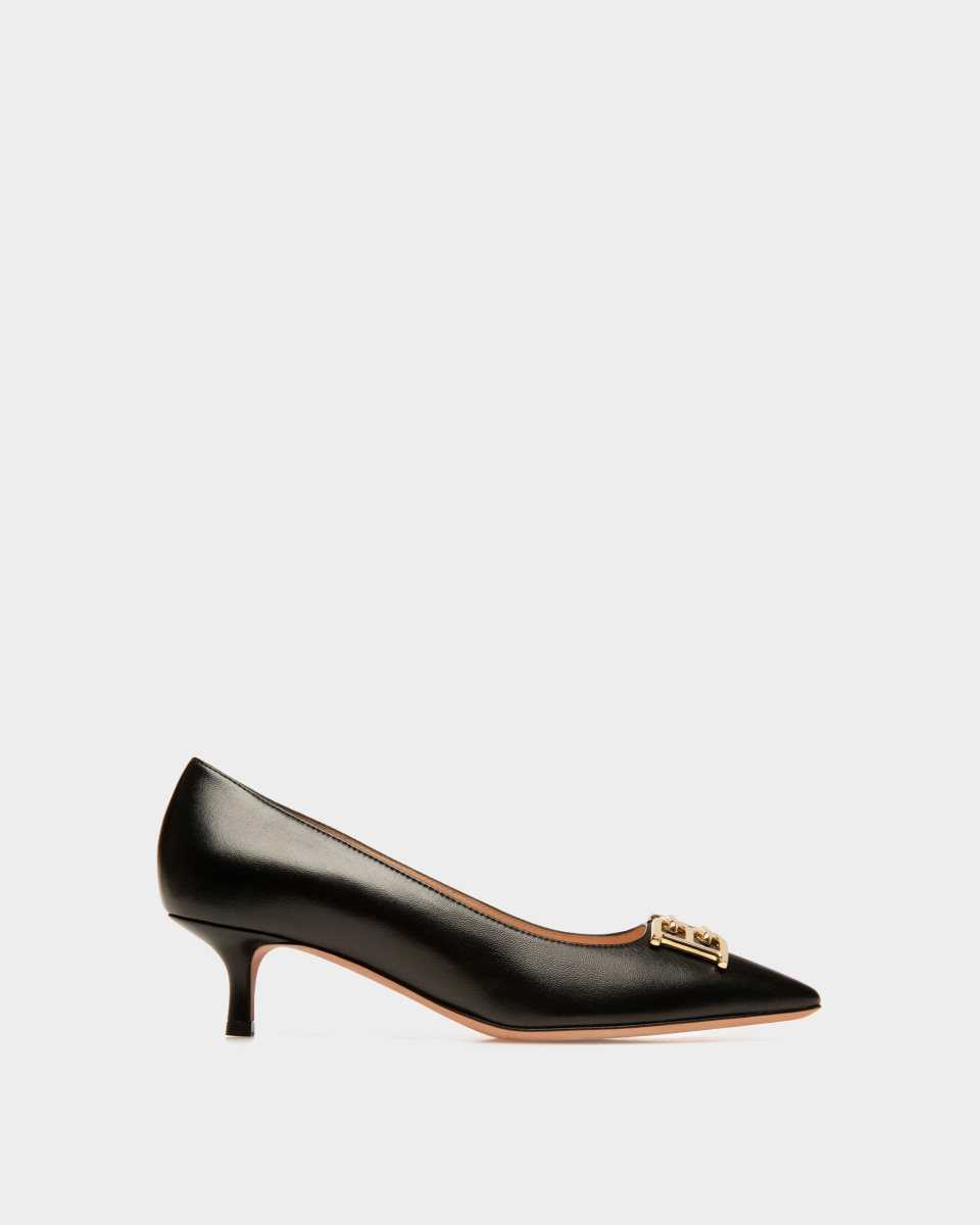 Bally Evanca Läder Pumps Dam Svarta | 7580UAFVS