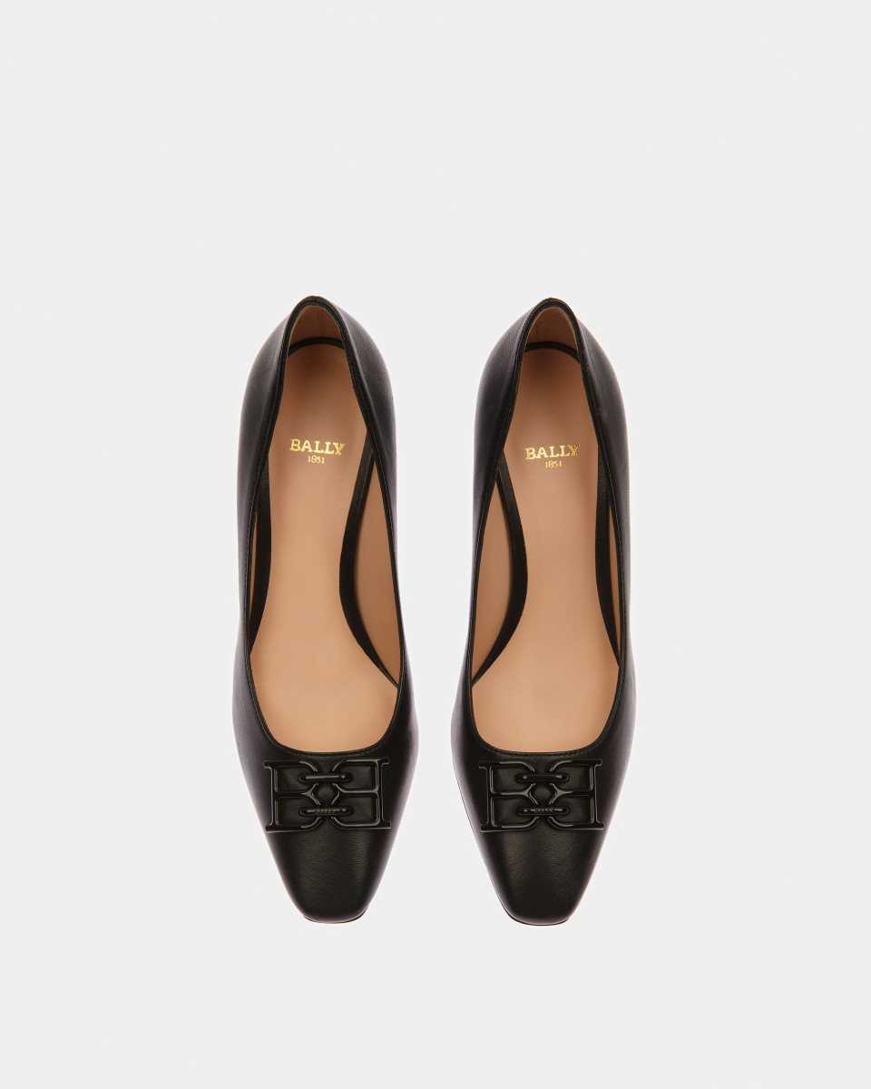 Bally Evanca Läder Pumps Dam Svarta | 9648NOXDC