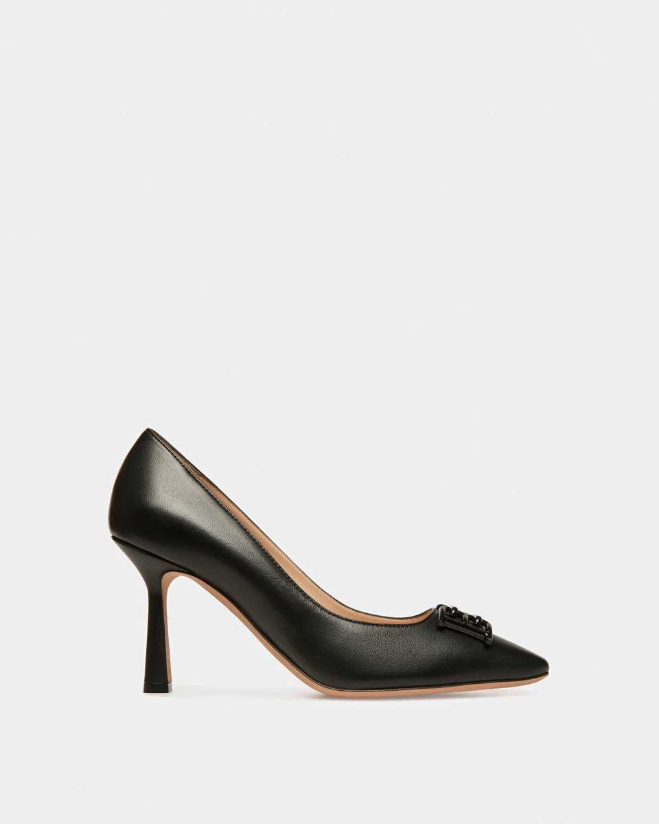 Bally Evanca Läder Pumps Dam Svarta | 9648NOXDC