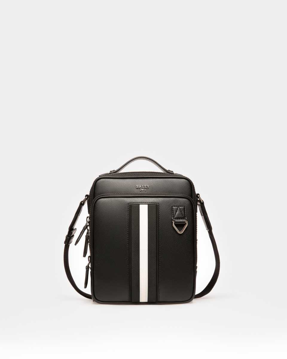 Bally Faara Nylon Messenger Väska Herr Svarta | 9251AGHJQ