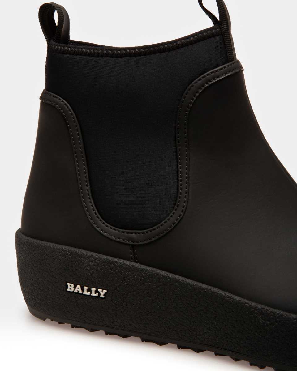 Bally Gadey Läder And Rubber Stövlar Dam Svarta | 0169LWHBN