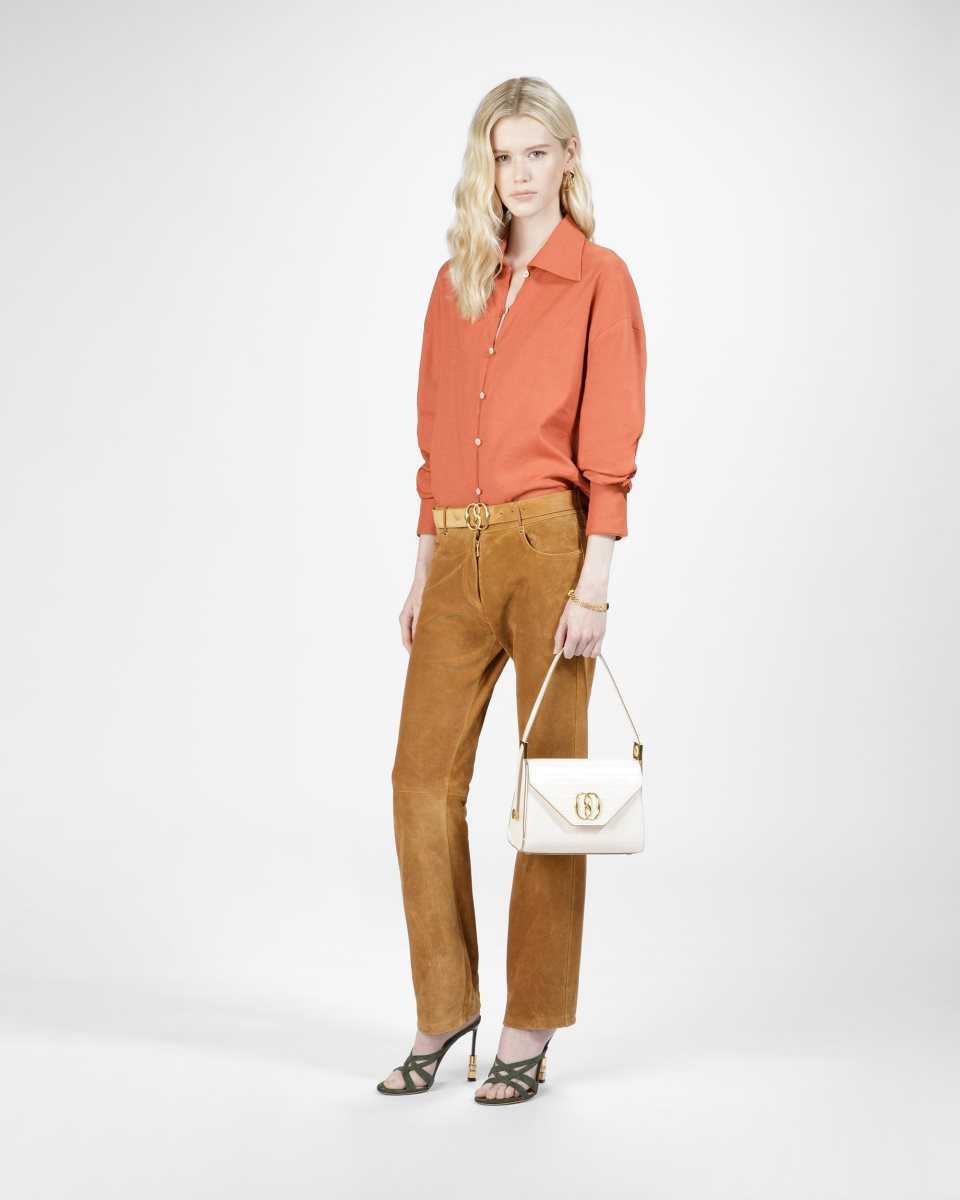 Bally Hetero Flare Trousers Bomull Byxor Herr Beige | 9285FPESO