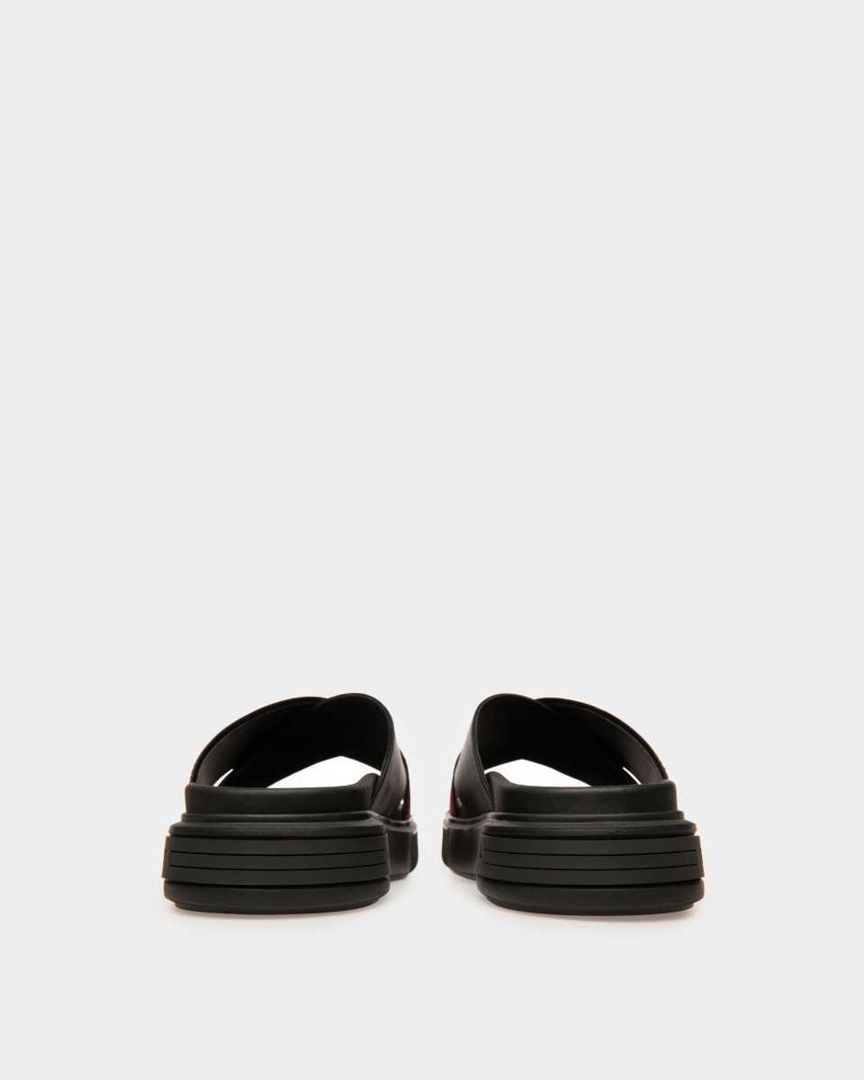 Bally Jake Läder Sandals Badtofflor Herr Olika Färger | 2895ZVNGS