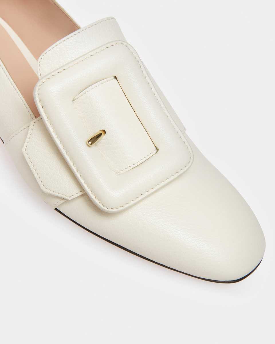 Bally Janelle Läder Loafers Mockasiner Dam Vita | 7650AMHSK