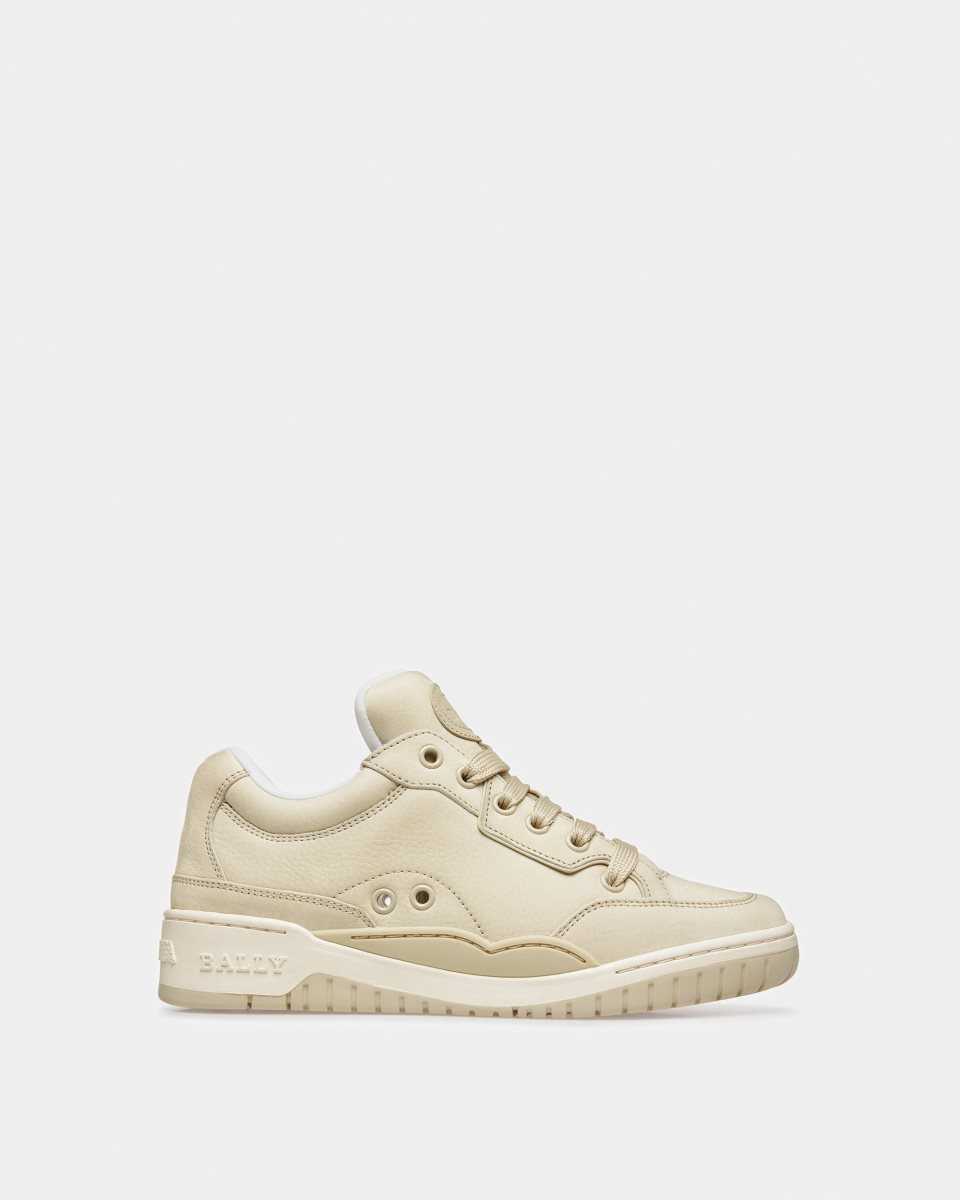 Bally Kiro Läder Sneakers Dam Beige | 7426BEIGN