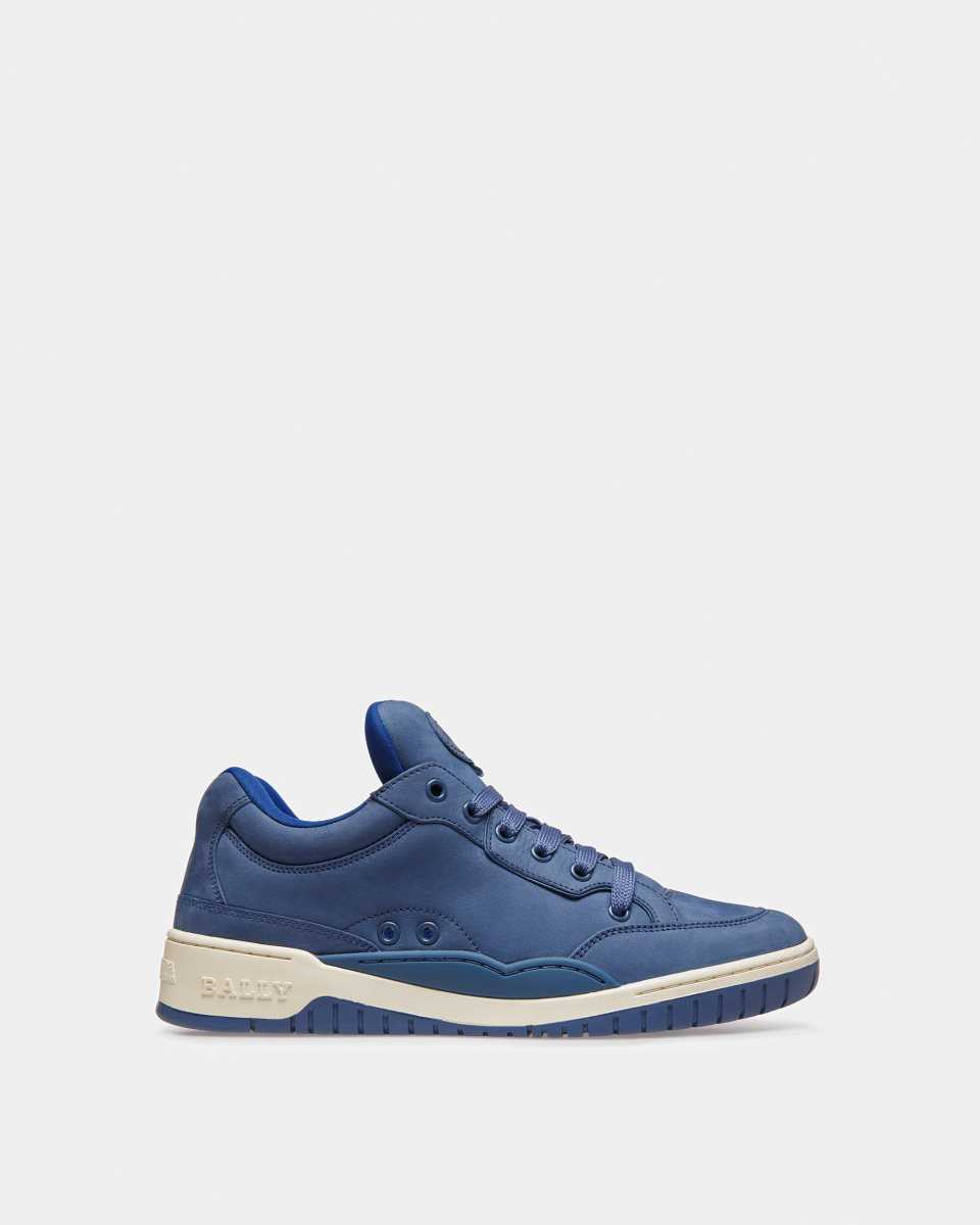 Bally Kiro Läder Sneakers Herr Blå | 9653QRIDB