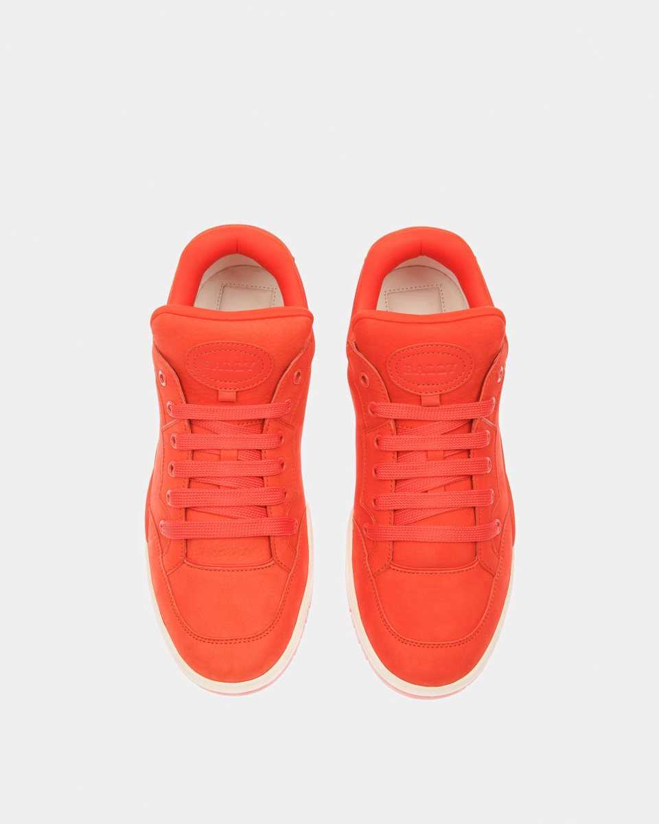 Bally Kiro Läder Sneakers Herr Orange | 6039YOXLD