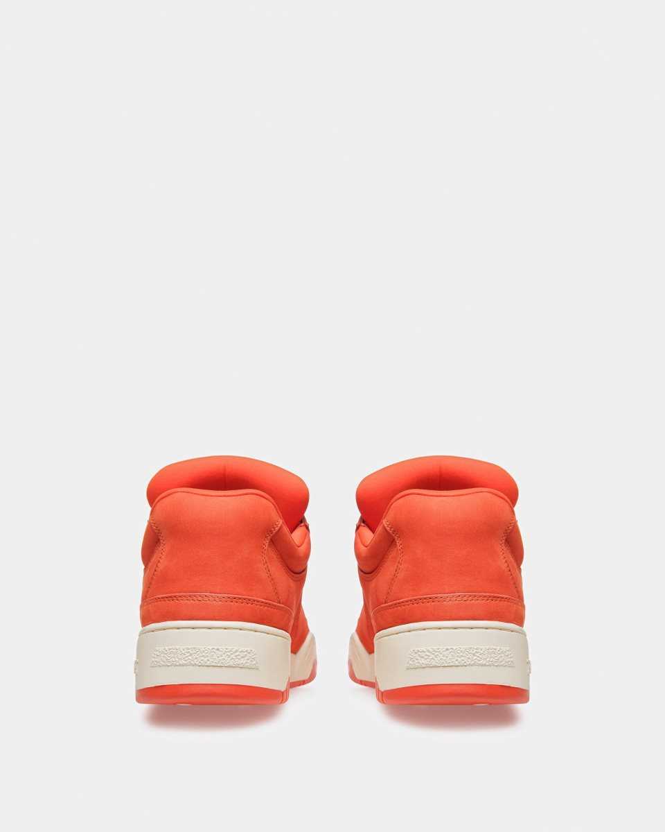 Bally Kiro Läder Sneakers Herr Orange | 6039YOXLD