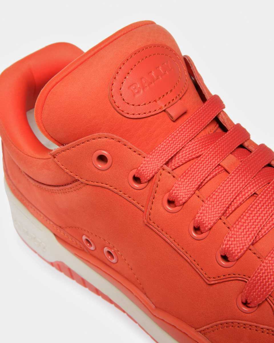 Bally Kiro Läder Sneakers Herr Orange | 6039YOXLD