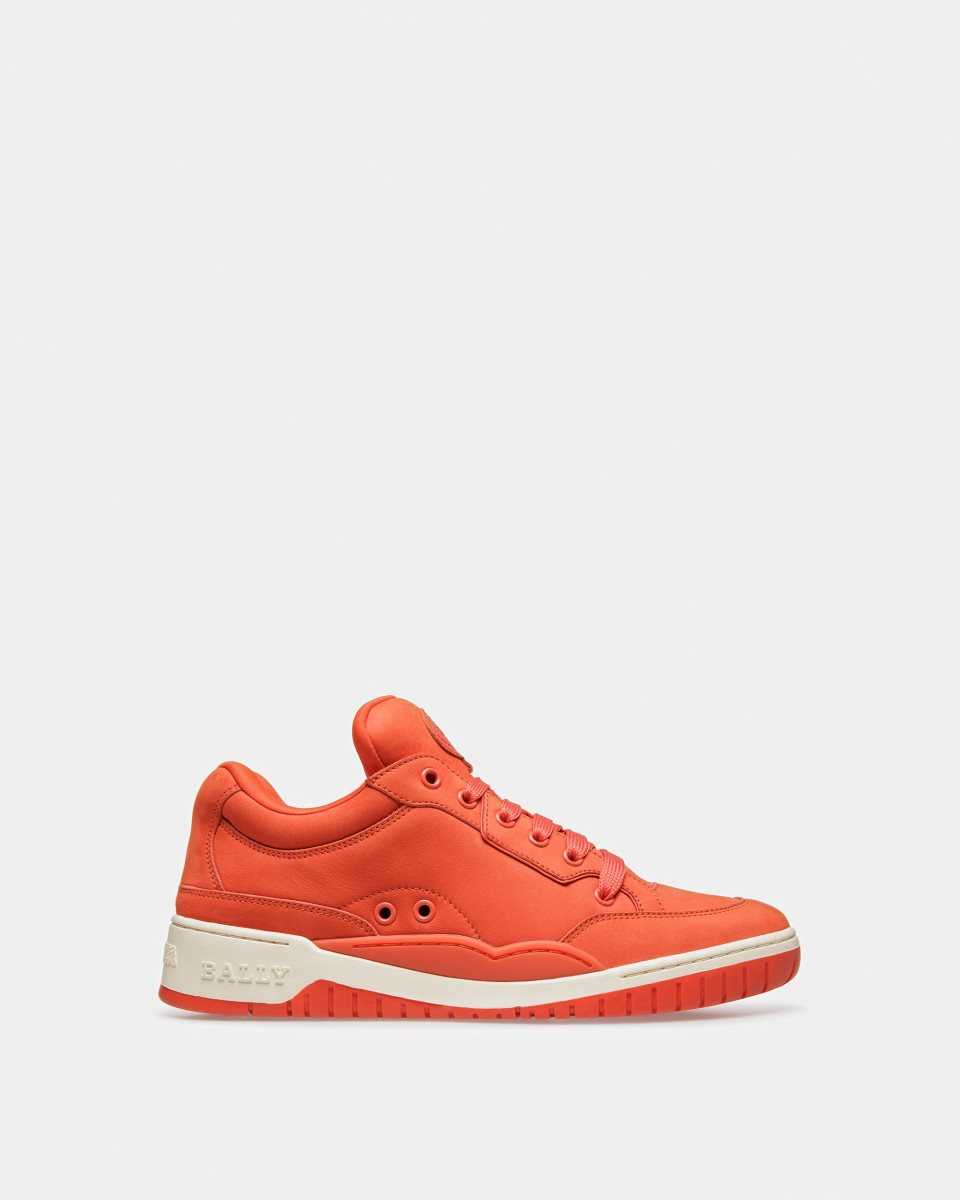 Bally Kiro Läder Sneakers Herr Orange | 6039YOXLD