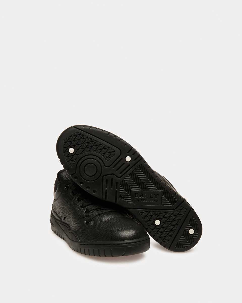 Bally Kiro Läder Sneakers Herr Svarta | 3859EJRUZ