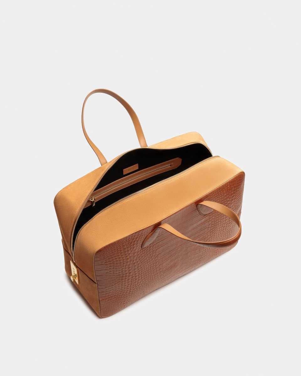 Bally Lago Large Weekender Resväska Herr Bruna | 0248ZVTNQ