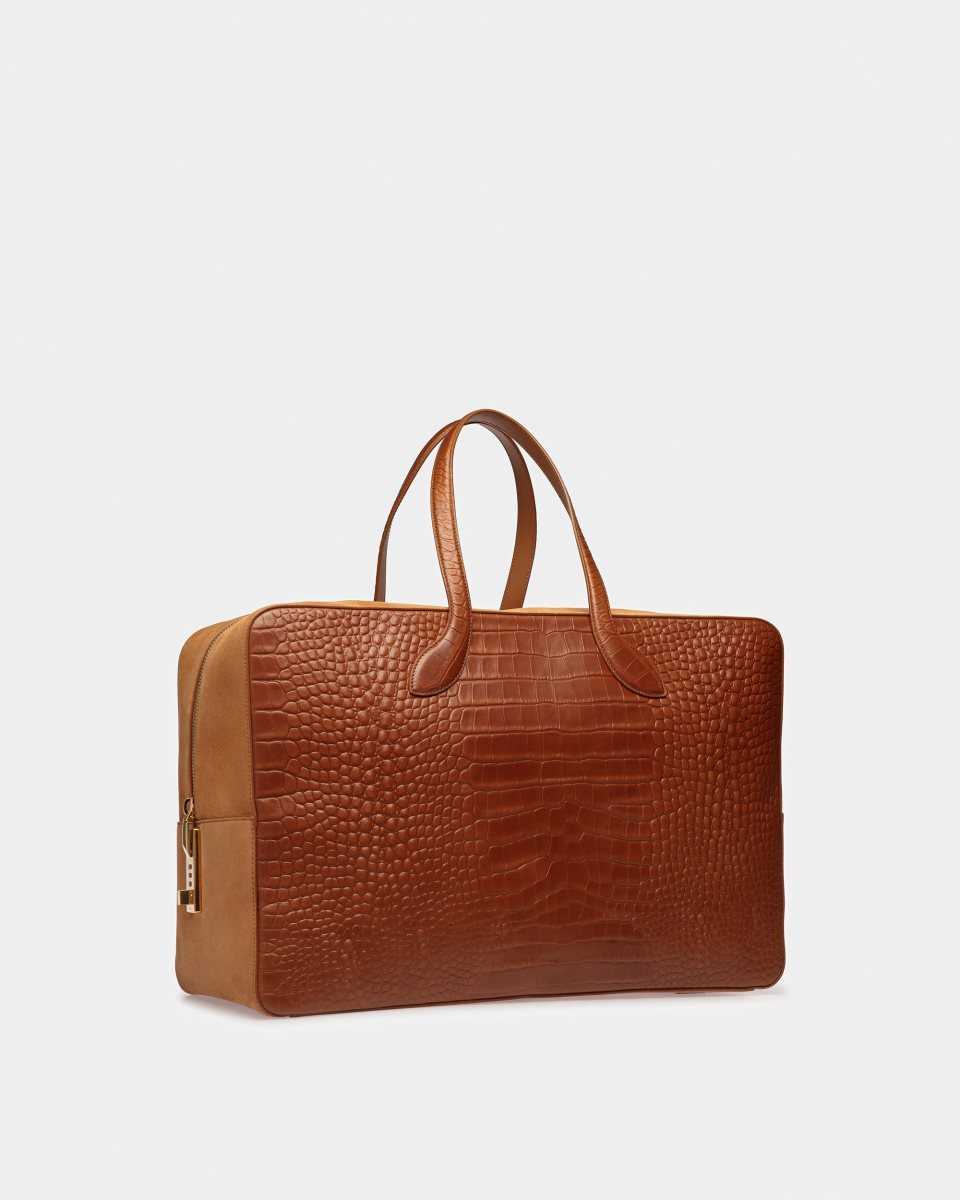 Bally Lago Large Weekender Resväska Herr Bruna | 0248ZVTNQ