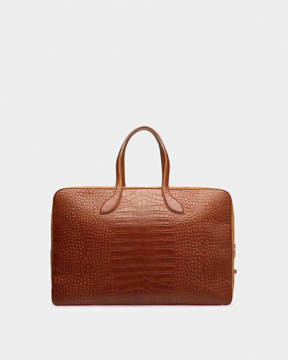 Bally Lago Large Weekender Resväska Herr Bruna | 0248ZVTNQ