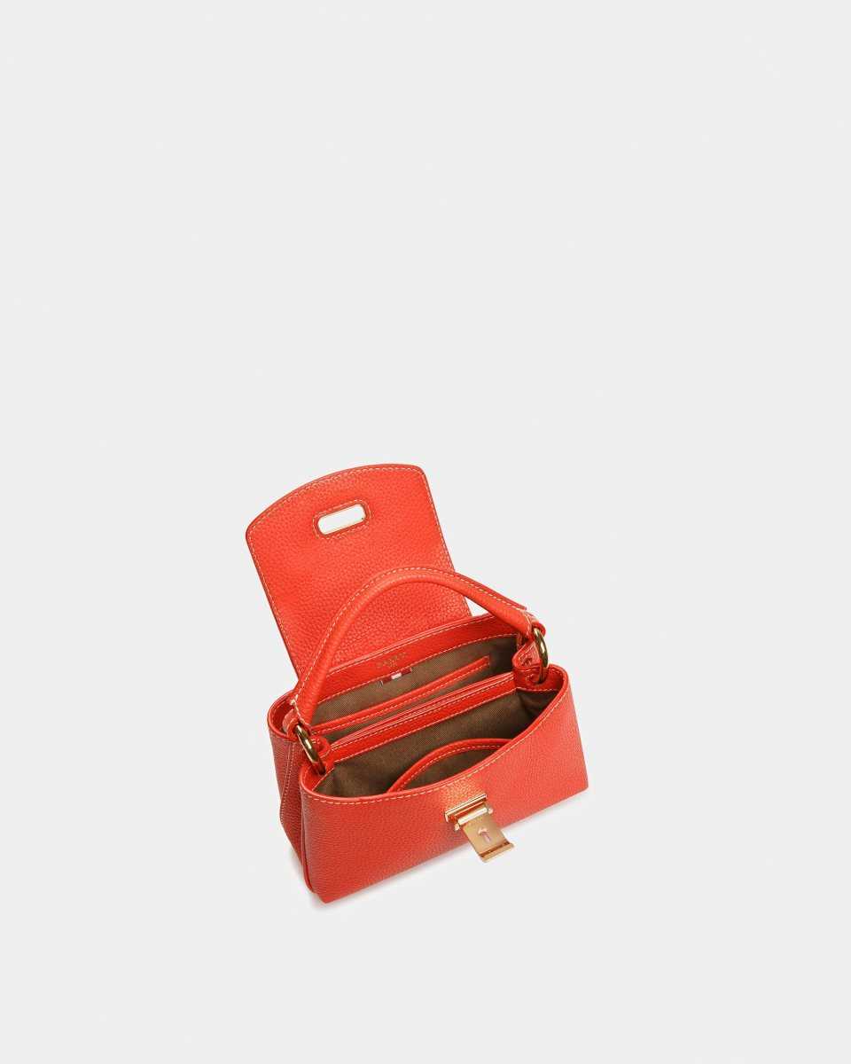 Bally Layka Extra Small Läder Mini Väska Dam Orange | 2187BMIEU