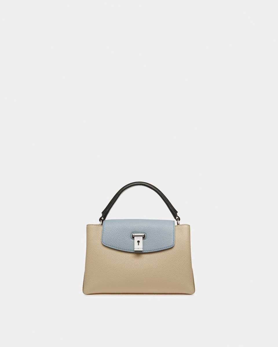 Bally Layka Small Läder Handväska Dam Beige | 6105MEBJV