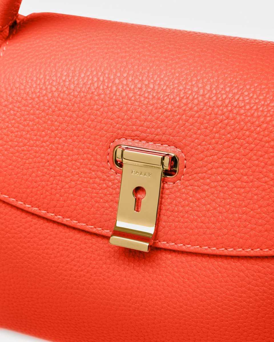 Bally Layka Small Läder Handväska Dam Orange | 9102IGZHR