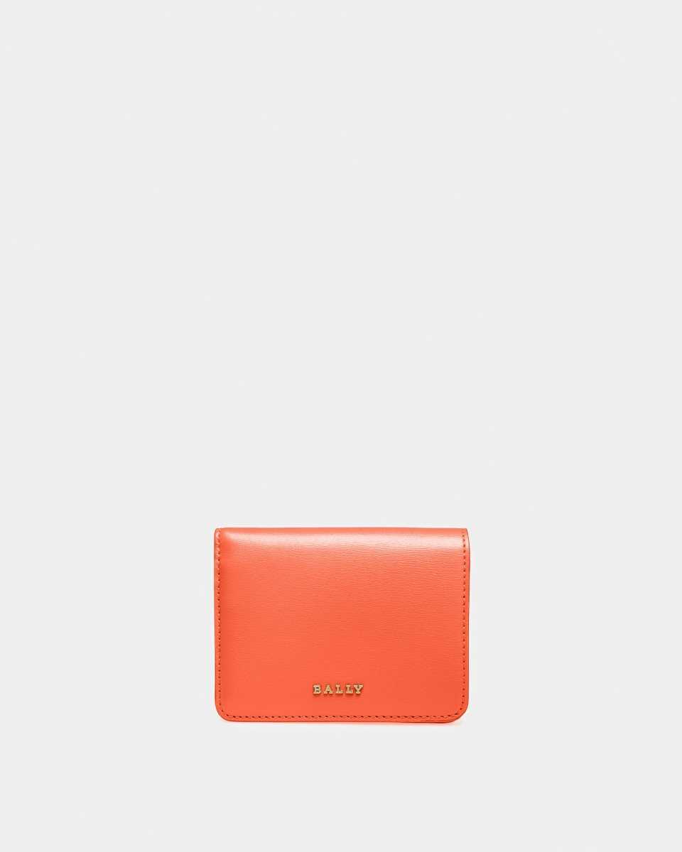 Bally Lettes Läder Korthållare Dam Orange | 9263ECOHT