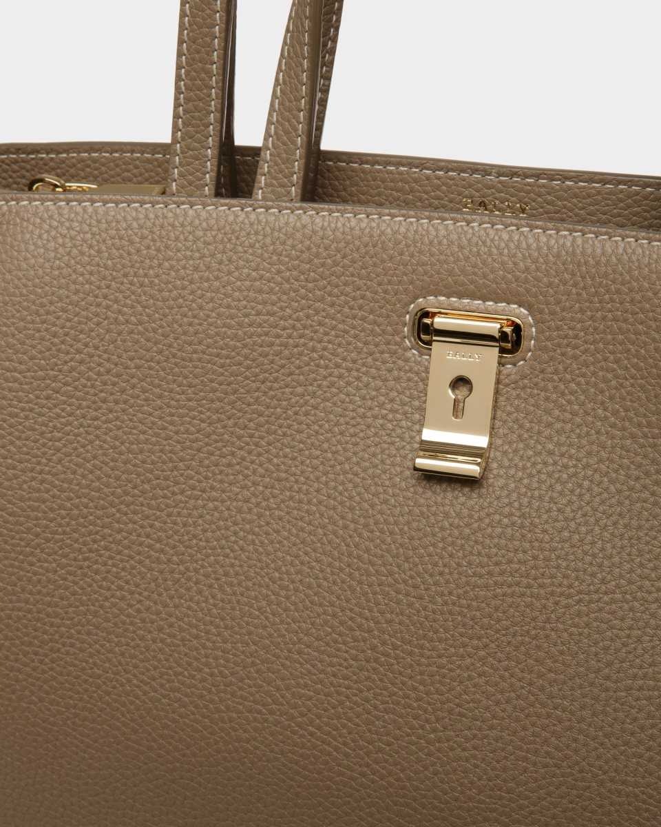 Bally Lya Läder Toteväska Dam Beige | 4357RVOXH