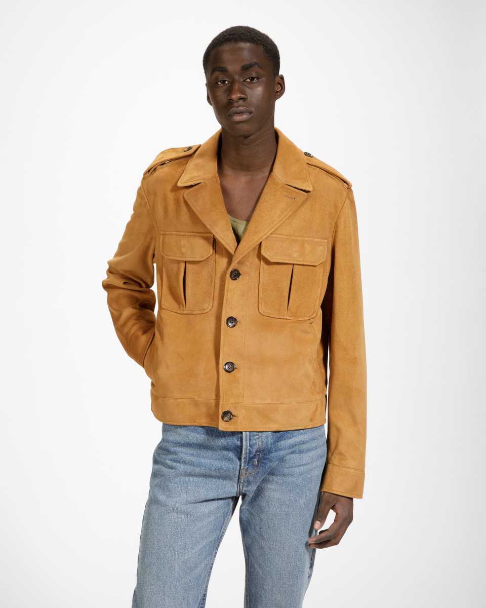 Bally Läder Blouson Bomber Jacka Herr Bruna | 0274LVJDU