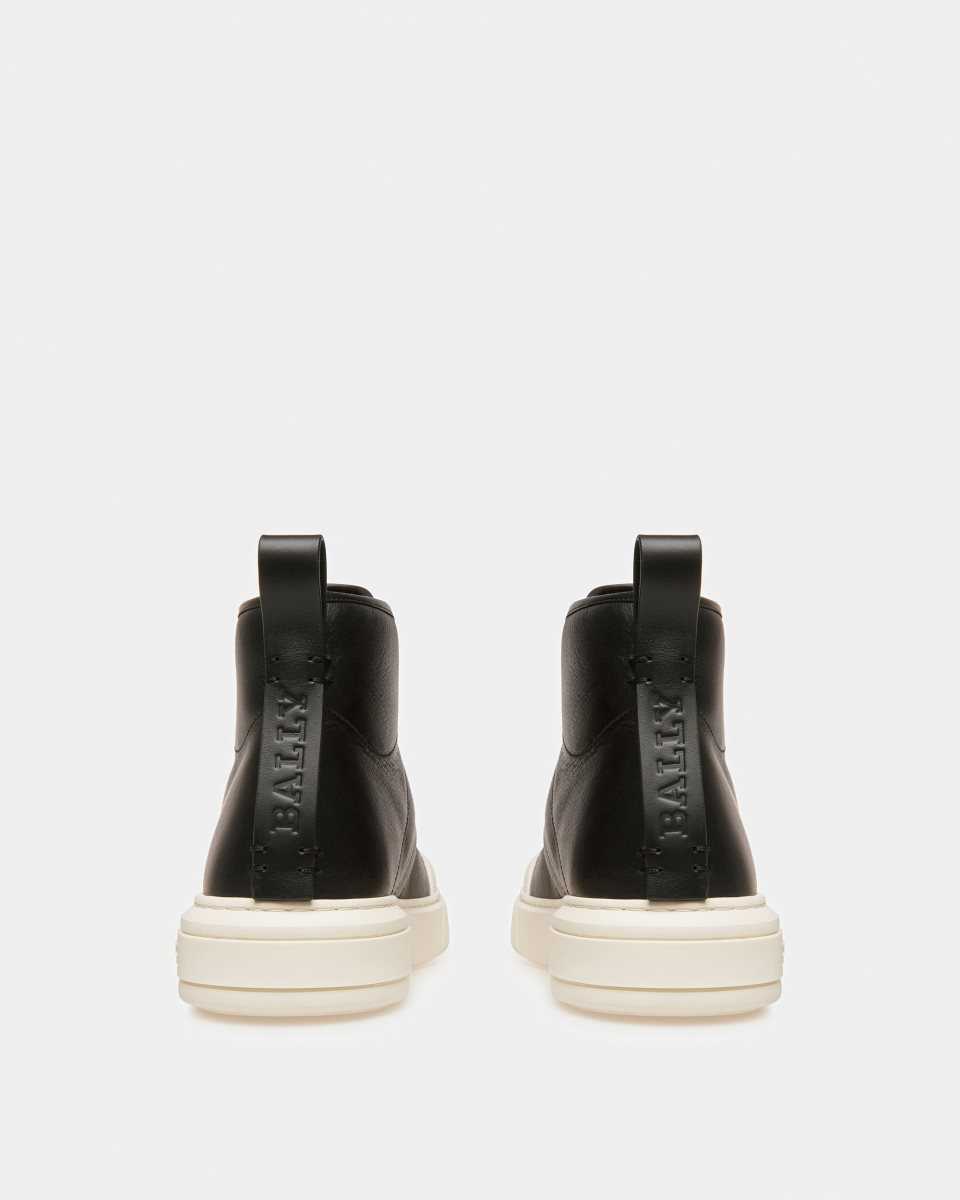 Bally Maren Läder Sneakers Dam Svarta | 2806RFLUT