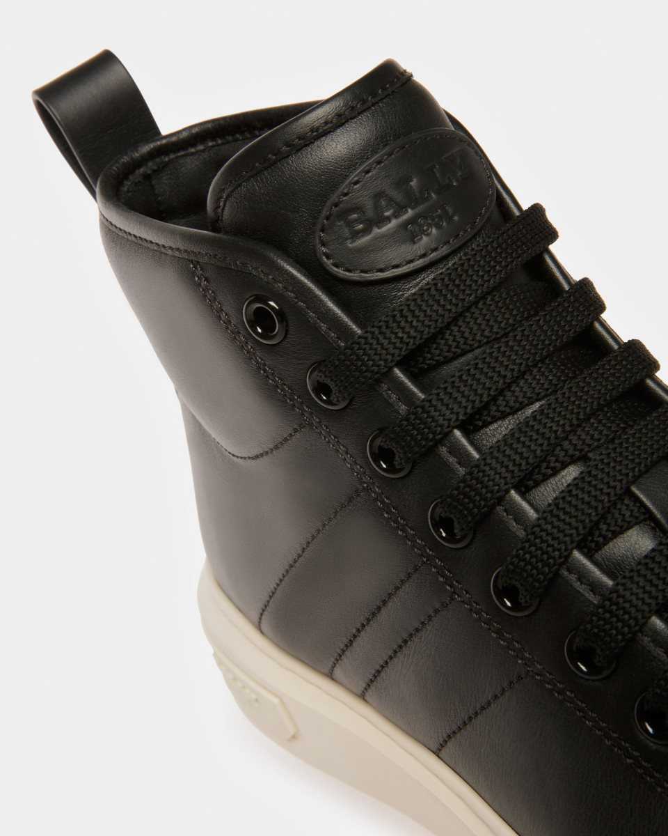 Bally Maren Läder Sneakers Dam Svarta | 2806RFLUT