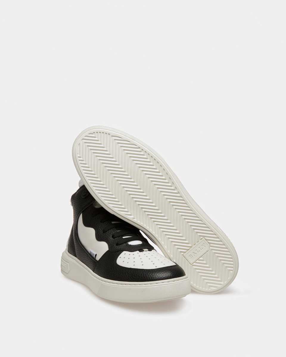 Bally Martyn Läder And Fabric Sneakers Herr Svarta | 2049KDXIN