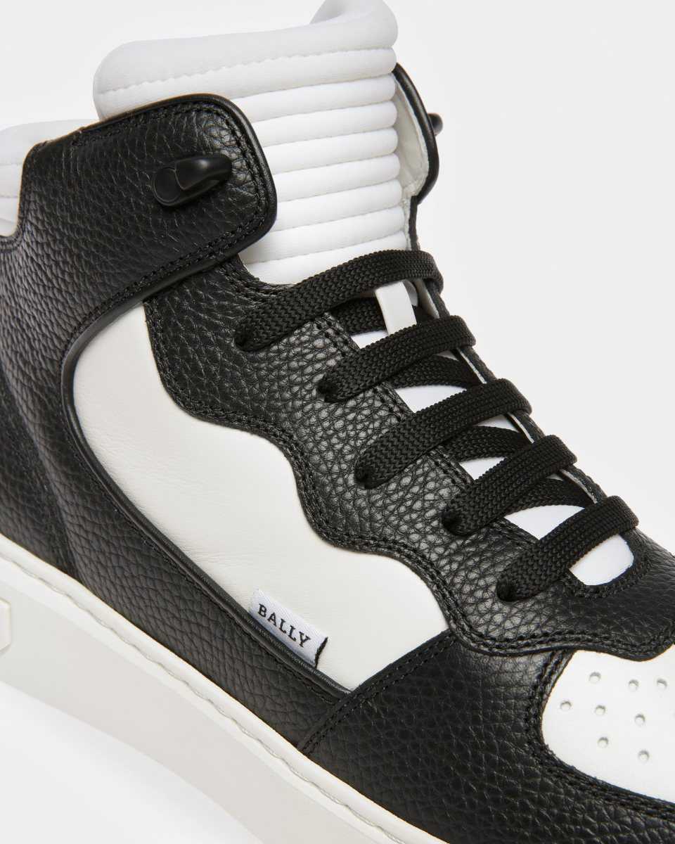 Bally Martyn Läder And Fabric Sneakers Herr Svarta | 2049KDXIN