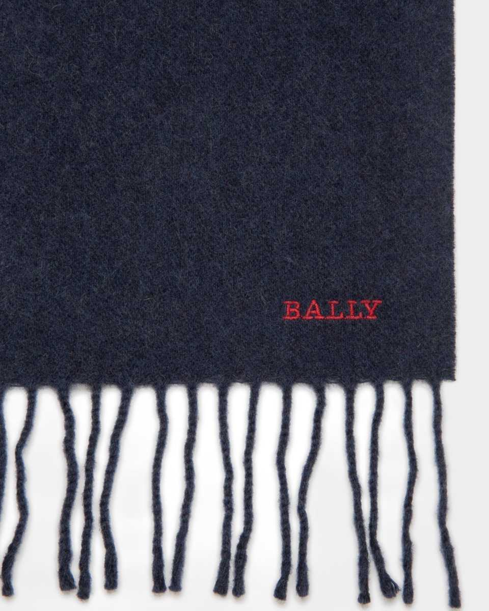 Bally Merino Ull And Cashmere Halsduk Herr Blå | 0391SRVQM