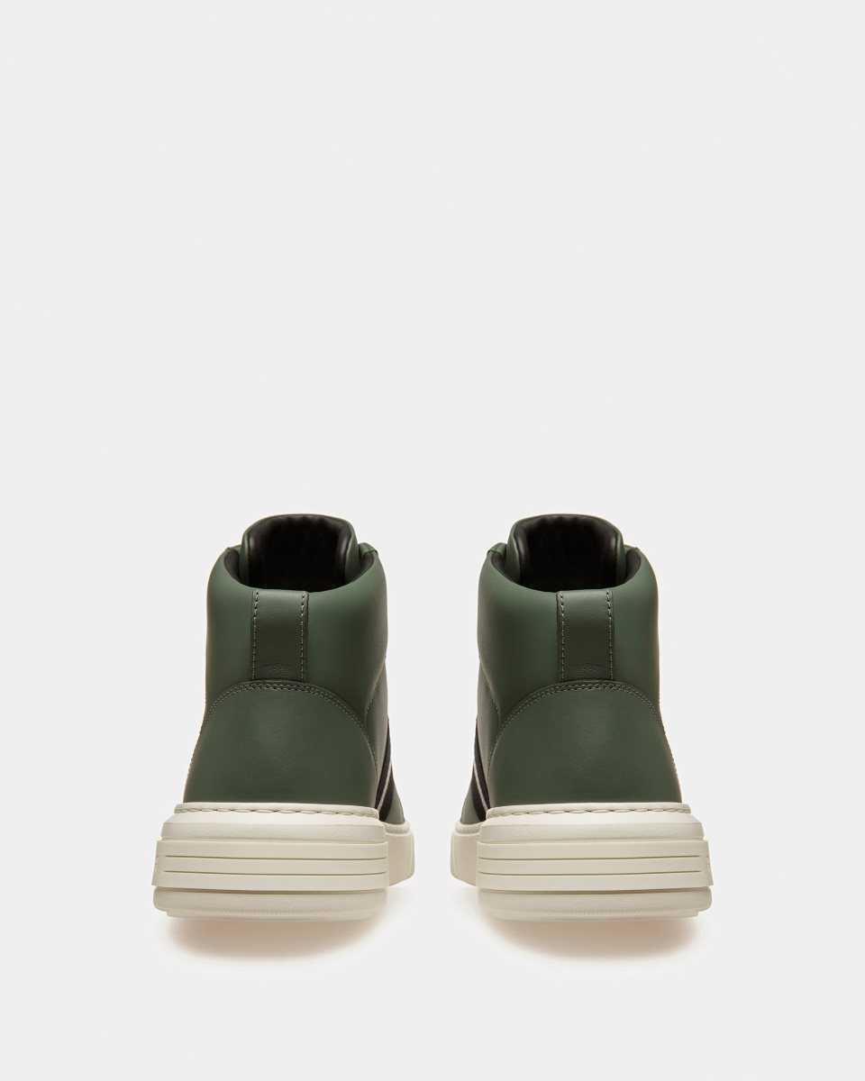 Bally Myles Läder Sneakers Herr Gröna | 3648SMUZY