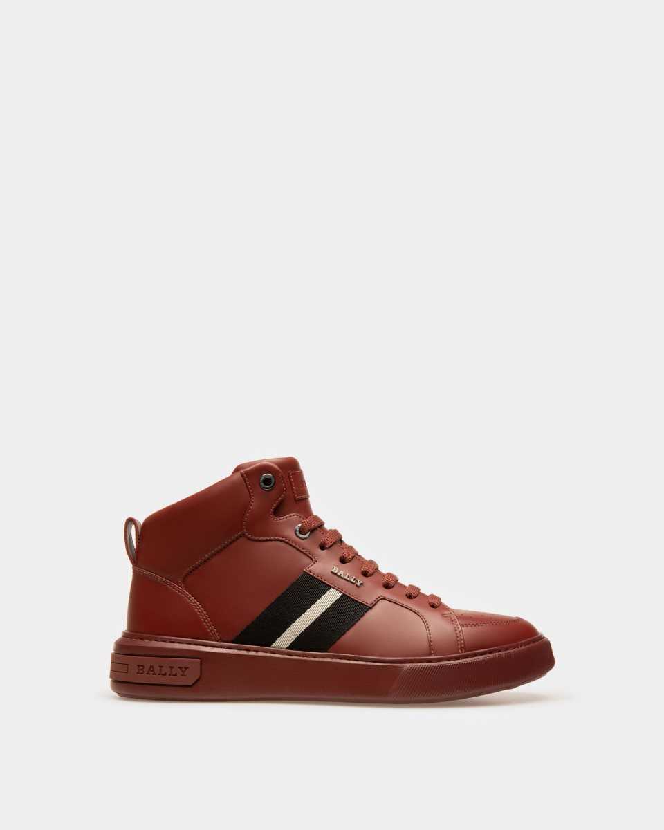 Bally Myles Läder Sneakers Herr Svarta | 1375TFYPN