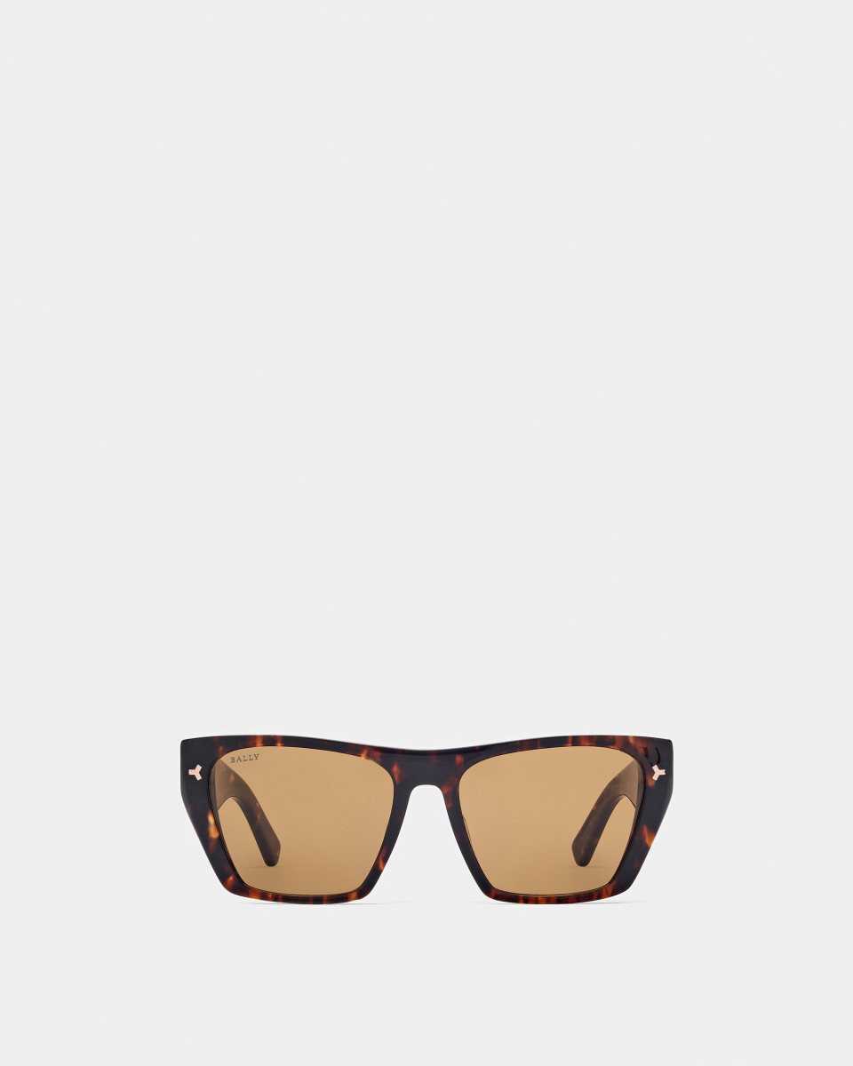 Bally Nicholas Rectangular Full Rim Solglasögon Herr Bruna | 4702VEZBS