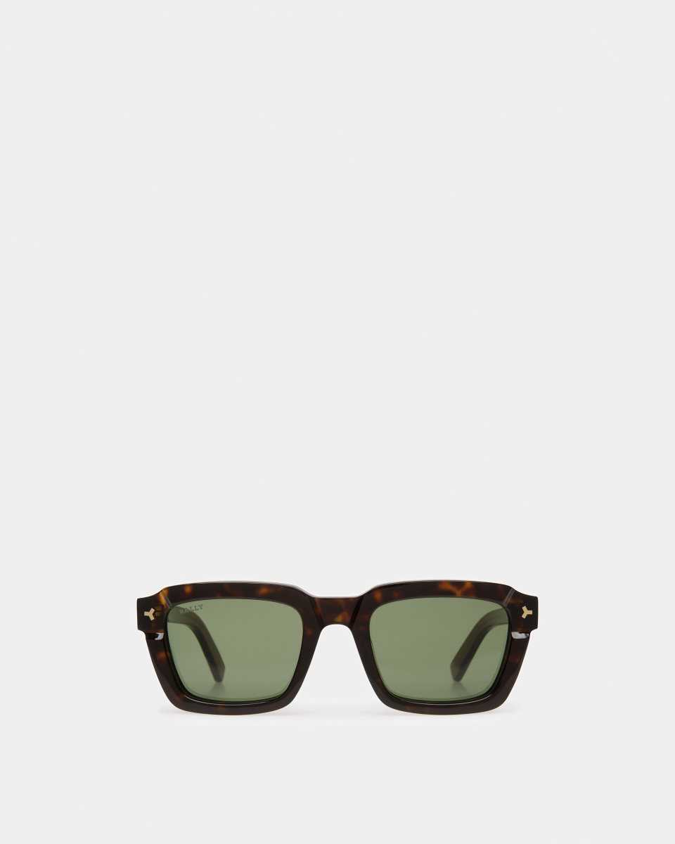 Bally Nicholas Rectangular Full Rim Solglasögon Herr Bruna | 4702VEZBS