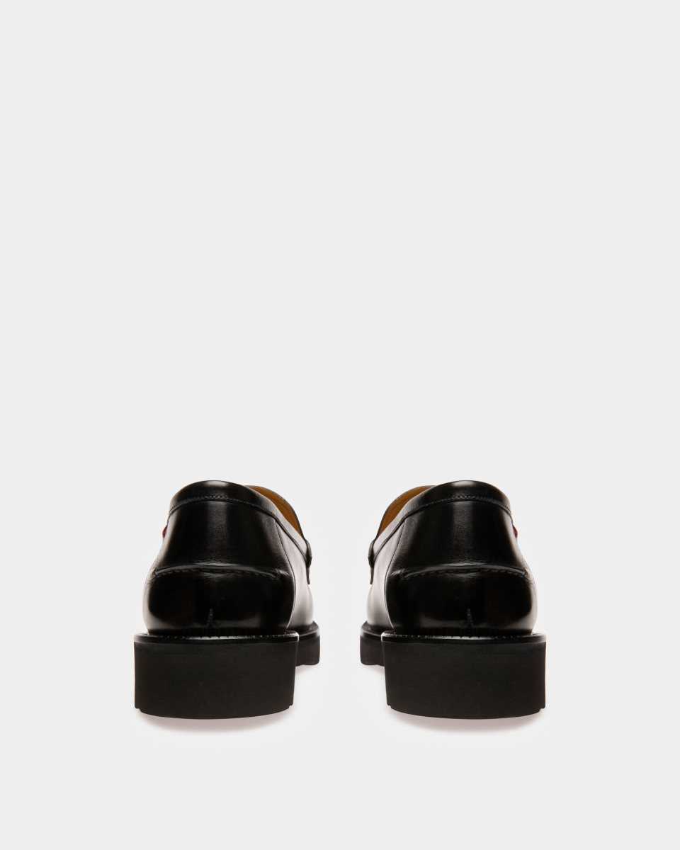 Bally Noah Läder Loafers Herr Svarta | 2431JWGXY