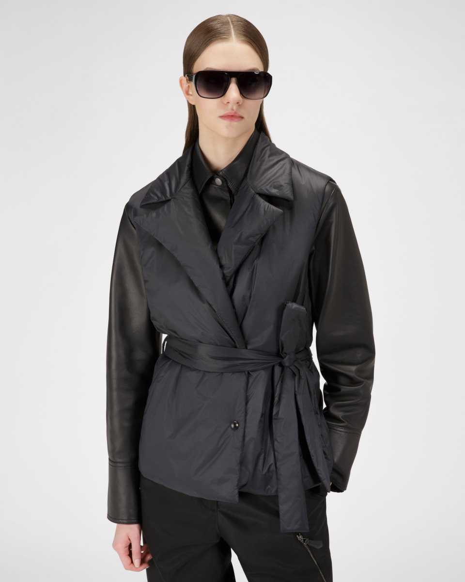 Bally Nylon Coat Jacka Dam Svarta | 8276JXRVI