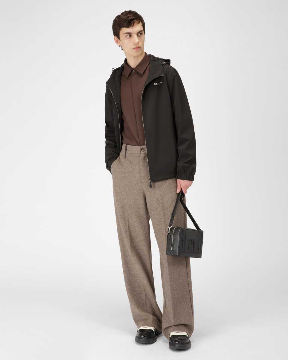 Bally Nylon Outerwear Jacka Herr Svarta | 1640DNWMU