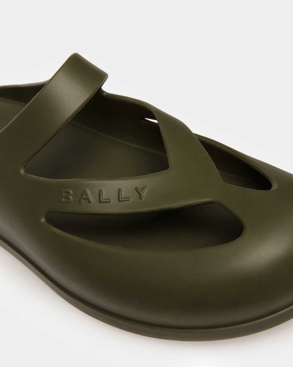 Bally Oaks Badtofflor Sandal Mockasiner Dam Gröna | 2186SNJPH