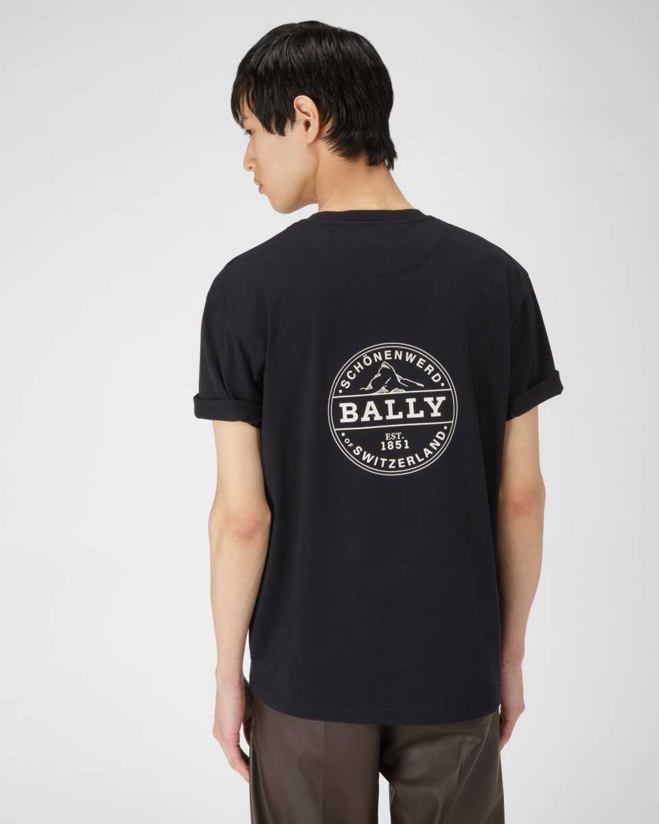 Bally Organic Bomull Skjorta Herr Blå | 3674MCILA