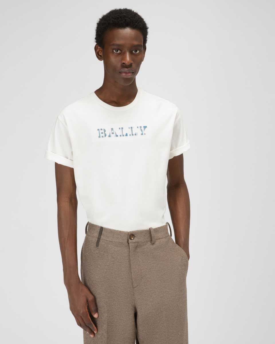 Bally Organic Bomull Skjorta Herr Olika Färger | 7840ZWSXQ